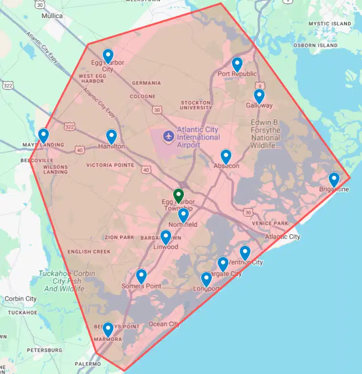 Mackenzie Contracting Service area